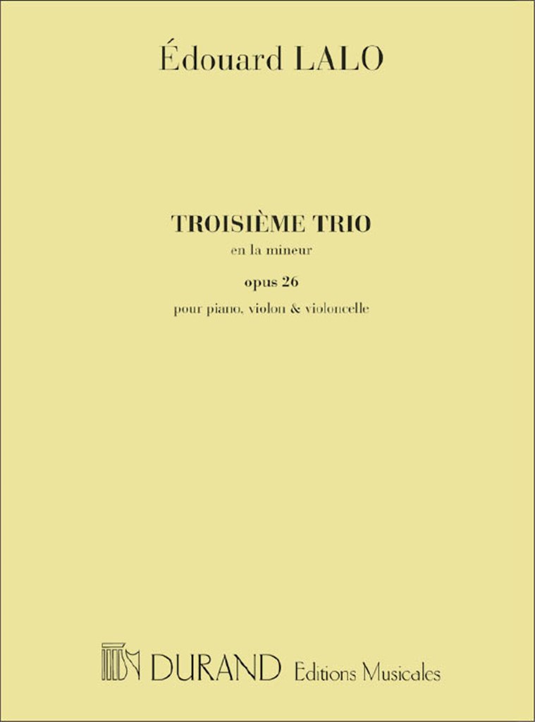 Trio Op 26 N 3 En Lam Vl-Vlc-Piano